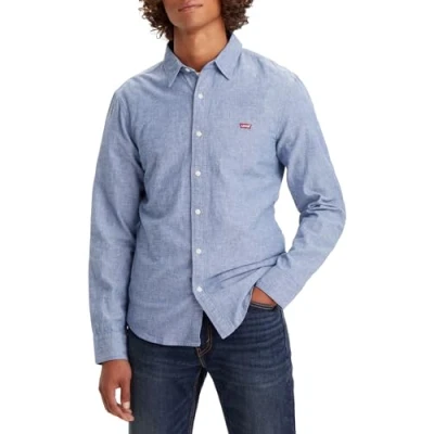 Obrázek Levi&#039;s Battery SLIM Peony Košile, Muži, Velikost: Large, Blues