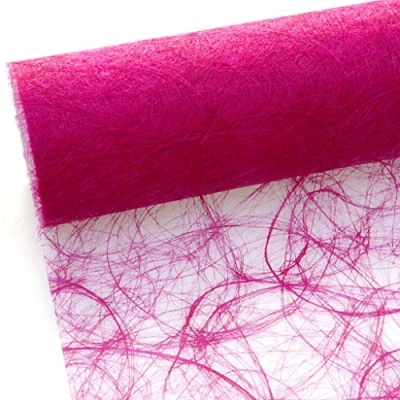 Obrázek 25 m x 20 cm Sizoweb běhoun na® vliesová originální hlavu stůl fuchsiová Růžová Pro svatby