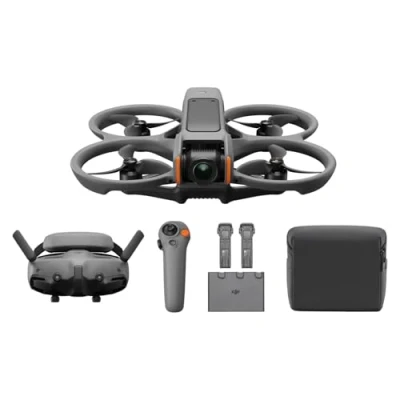 Obrázek DJI Avata 2 Fly More Combo (3 baterie), FPV dron s kamerou 4K, max. doba letu, akrobacie stiskem tlačítka, kamerový brýlemi 3 a RC Motion 3, ochranou vrtule