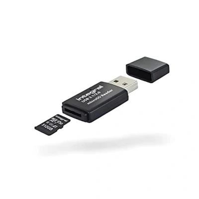 Obrázek Integral Micro SD Kartenleser, USB 3.1 3.0, für SD, microSDHC, microSDXC Speicherkarten, USB3.0 Kartenlesegerät