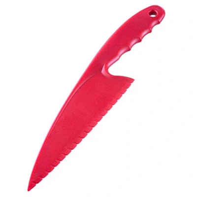 Obrázek Westmark Kráječ a zvedač koláče, extra široký, délka: 29 cm, plast, červená, 30312270