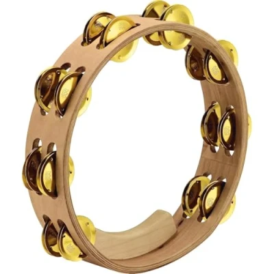 Obrázek Meinl Percussion AE pro Mtab Tambourine, Artisan Edition, 25,4 cm (10 palců) průměr, jednořadá s mosazným svorky