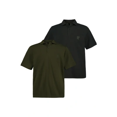 Obrázek JP1880 2ERPACK Seitenschlitze Regular FIT Polotričko, Muži, Velikost: 3XL, Kaki, anthracite