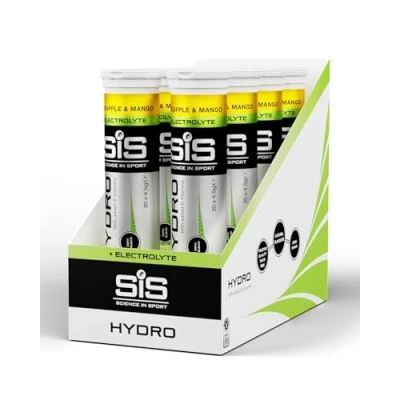 Obrázek Science in Sport HYDRO Tabletten 160 Stk. Ananas Mango Elektrolyte Tabletten, Vegan &amp; glutenfrei, Brausetabletten zur Anregung von Hydration und für einen ausgeglichenen Haushalt