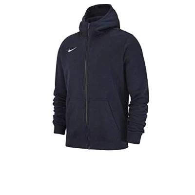 Obrázek Nike Dětská mikina Team Club Full Zip Bunda S kapucí, modrá (obsidián/football White),