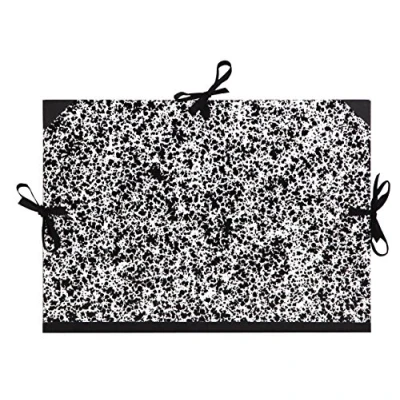 Obrázek Clairefontaine 33402C desky na kresby / přepravní Annonay s pásky bez klapek záda 30 mm, vnitřní: 73 x 103 cm, vnější: 75 105 robustní a bezpečné, bílé, 1 kus