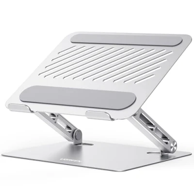 Obrázek UGREEN stojan na notebook, výškově nastavitelný skládací laptop, ergonomický, větraný notebook kompatibilní s MacBook Air, Pro, Dell, Lenovo, pro všechny laptopy 10 17,3&quot;