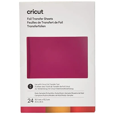 Obrázek Cricut 2008717, Rubin transferové fólie, (24 kusů), papír, jedna velikost