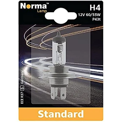 Obrázek Norma 210611 201 H4 halogenové žárovky do světlometů 12 V 60/55 W P43t