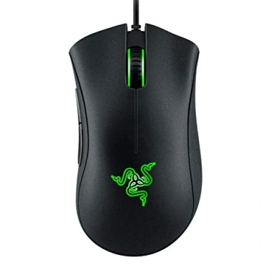 Obrázek Razer DeathAdder Essential (2021) drátová herní myš s optickým senzorem 6400 DPI (5 programovatelných tlačítek, ergonomický tvar, životnost 10 milionů kliknutí) černá