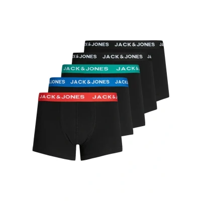Obrázek JACK &amp; JONES Pánské šortky 5dílné balení pánského spodního prádla ve velikosti XSXXL, elektrická modrá citrónová