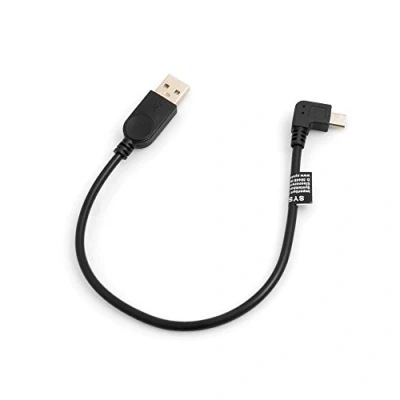 Obrázek System S Micro USB kabel 90 pravý úhlový konektor datový nabíjecí cca 27 cm