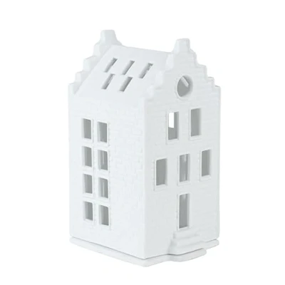 Obrázek Räder Living Světelný domek na cihlový dům porcelán 7,5 x 8 16 cm design