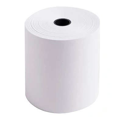 Obrázek Exacompta 40655E balení 10 ks pokladních rolí, 1vrstvý offset (bez dřeva) standard, šířka: 74 mm, délka 40 m, průměr jádra 12 60 g/m², extra bílá pro stolní kalkulačky a počítače