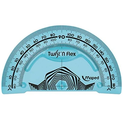 Obrázek Maped 279810 Halbkreis Winkelmesser Twist&#039;n Flex 180 Grad
