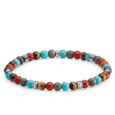 Obrázek Thomas Sabo Náramek talisman barevný sterlingové stříbro 925 A1925 364 7, Stříbro, Tygří oko