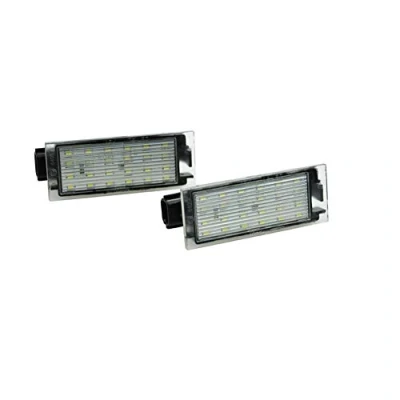 Obrázek AUTO STYLE Satz LED Nummerschildbeleuchtung kompatibel mit Renault/Opel diverse Modelle