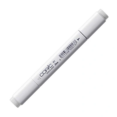 Obrázek COPIC Classic Marker typ N 1, neutrální šedý č. profesionální popisovač layoutu, se širokou a jemnou špičkou