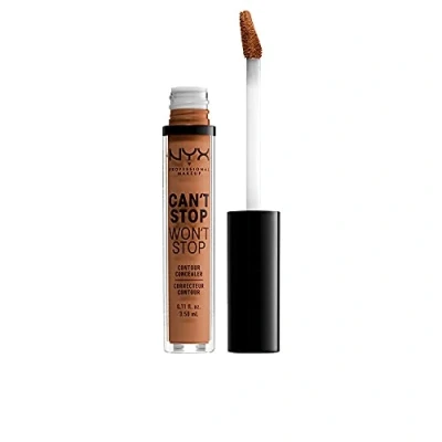 Obrázek NYX Professional Makeup Can&#039;t Stop Won&#039;t Contour Concealer voděodolná tekutá krycí tužka, kašírování a zvýraznění, 3,5 ml, Mahogany 16