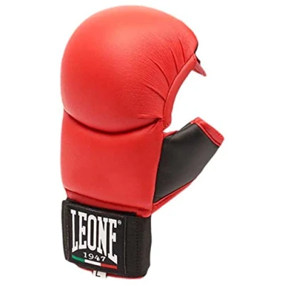 Obrázek LEONE 1947, Karate Fit Handschuhe, Unisex Erwachsene, Rot, S, GK096