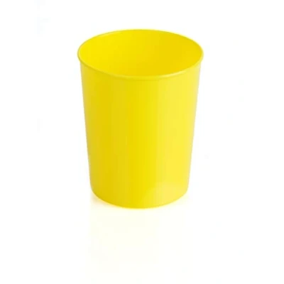 Obrázek Kimmel Hrnek pohárek na pití nerozbitný stohovatelný opakovaně použitelný 180 ml, plast, žlutý, 21 000 1202 1