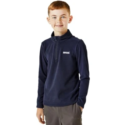 Obrázek Regatta Kinder Fleece, Hot Shot II, leicht, halber Reißverschluss, Marineblau/Marineblau, 1516 Jahre