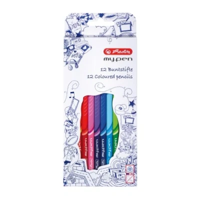 Obrázek Herlitz 11370152 pastelky my.pen trojhranné 12 ks FSC