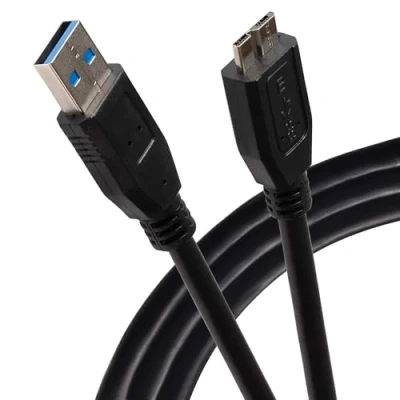 Obrázek Maplin USB A auf Micro B V3.0 Kabel, Super Speed, 3 m