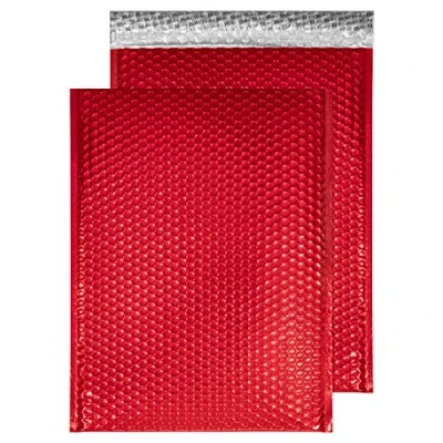 Obrázek Blake Purely Packaging MBR450 bublinková obálka, lepení se stahovacími proužky, C3, 450 x 324 mm, balení 50 kusů, metalická červená