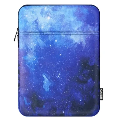 Obrázek TiMOVO 9 11&quot; pouzdro na tablet pro iPad 10. Gen. 9&quot;, 9/8/7. 2&quot;, Air 11/Air 5/4. Galaxy Tab A9+/A9 Plus 11&quot;, ochranné Smart Keyboard, modré hvězdy