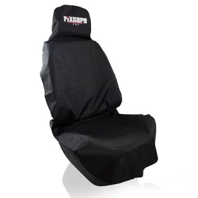 Obrázek fixcape PRO Auto Sitzschoner Vordersitze universal wasserdicht (schwarz) Überwurf Sitzauflage Autositz vorne, schwarz