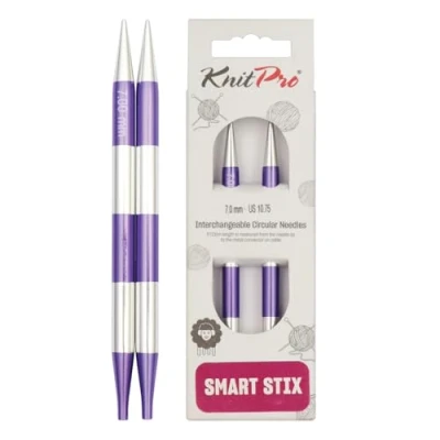 Obrázek KnitPro K42131 kruhové pletací jehlice, kov, tříděné, 7 mm, 2 count