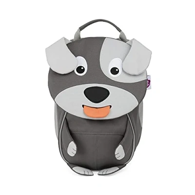 Obrázek Affenzahn Unisex Dětský batoh Little Friend, Hugo pes šedý,