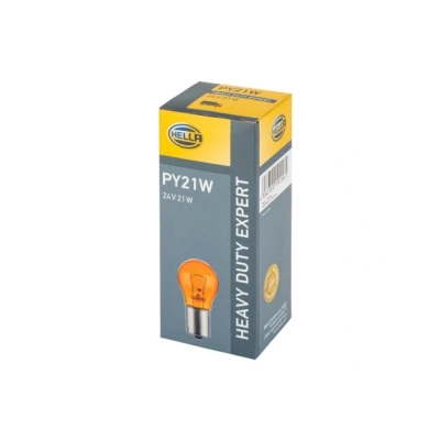 Obrázek HELLA 8GA 006 841 251 žárovka PY21W Heavy Duty Expert 24V 21W Provedení patice: BAU15s krabice množství: 10