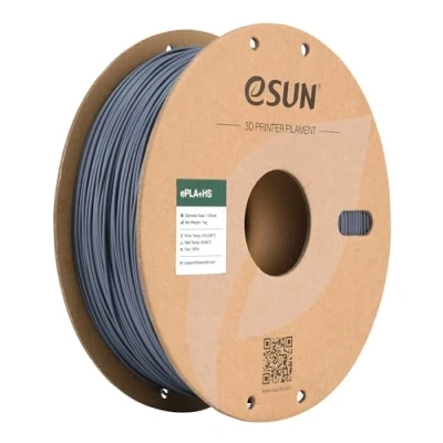 Obrázek eSUN PLA+ Filament 1,75 mm, PLA+HS vysokorychlostní tisk struna pro 3D tiskárny rozměrová přesnost +/ 0,03 cívka 1 kg (2,2 LBS) Speedy PLA Plus tiskárnu, šedá