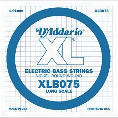Obrázek D&#039;Addario XLB075 jednotlivé struny (velikost: XL) nikl Wound 075 Long Scale
