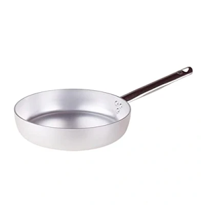 Obrázek Pentole Agnelli Töpfe Lämmer Bratpfanne aus Aluminium glatt, Tubular Griff Edelstahl, Silber, 28 cm