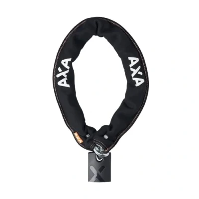 Obrázek AXA 5011542 Unisex Adult Newton Promoto+ 4 100/10,5 Kettenschloss, Schwarz