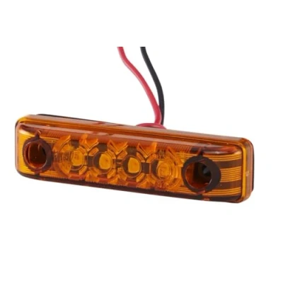 Obrázek HELLA VALUEFIT 2PS 357 010 001 Boční obrysové světlo přívěs karavan LED 12V šroubové připojení/montáž kabel: 150 mm vlevo/vpravo, oranžová