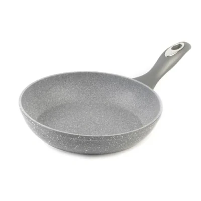 Obrázek Salter BW02762 20 cm malá pánev Marblestone z kovaného hliníku s nepřilnavým povrchem, rukojeť bakelitu, mramorový povlak, ryby, maso, zeleninová