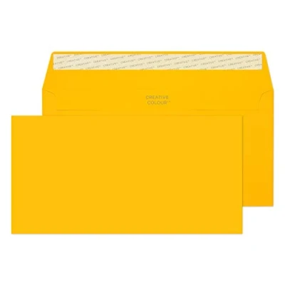 Obrázek Blake Envelopes Creative Colour 204 dopisní obálky lepicí vajíčko žluté DL+ 114 x 229 mm 120g/m² 500 kusů