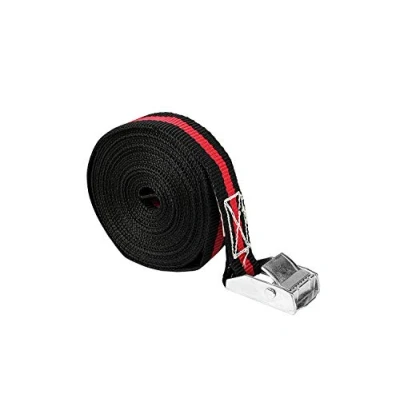 Obrázek LAS 10320 napínací popruh se svěrným uzávěrem cca 5 m x 2,5 cm, černý