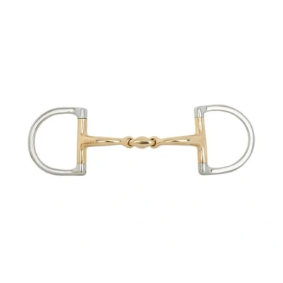 Obrázek BR dubbel gebroken D trens Soft Contact 14 mm Ø 65 x 50