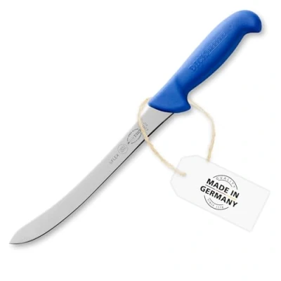 Obrázek F. DICK nůž na filetování ryb, ErgoGrip (filetovací s čepelí 21 cm, X55CrMo14 ocel, nerezová, 56 HRC) 82417211, modrý