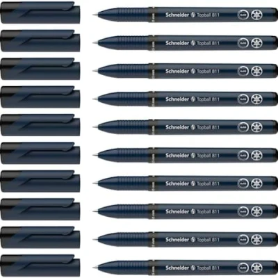 Obrázek Schneider Topball 811 kuličkové pero (náhradní náplň, 0,5 mm) balení po 10 kusech černé