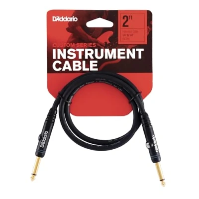 Obrázek Planet Waves PW PC 02 zlatě potažený jack rovný, 0,6 m