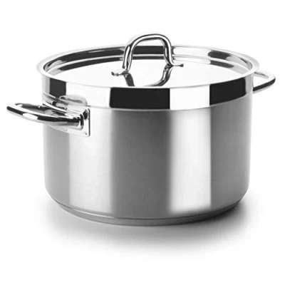 Obrázek Lacor 54033 Hrnec na maso s poklicí průměr 32 cm Chef Luxe stříbrný