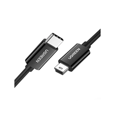 Obrázek UGREEN USB typ C 3.1 na Mini 2. 0 kabel 1m, datový nabíjecí kompatibilní s Macbook 12 palců, Google Pixel a jinými zařízeními typem C, porty