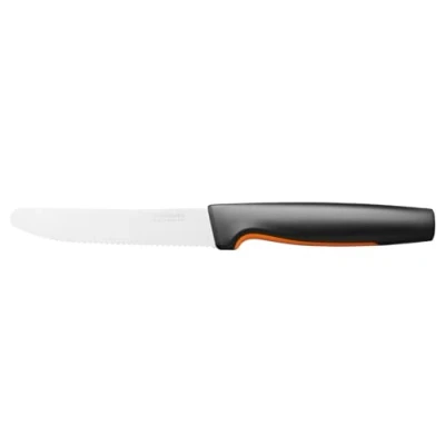 Obrázek Fiskars Nůž na rajčata, funkční tvar, celková délka: 23 cm, japonská ušlechtilá ocel/plast, 1057543