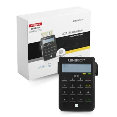 Obrázek REINER Standardní čtečka čipů SCT cyberJack RFID generátor pro online bankovnictví (HBCI / FinTS EBICS); Elster; občanský průkaz